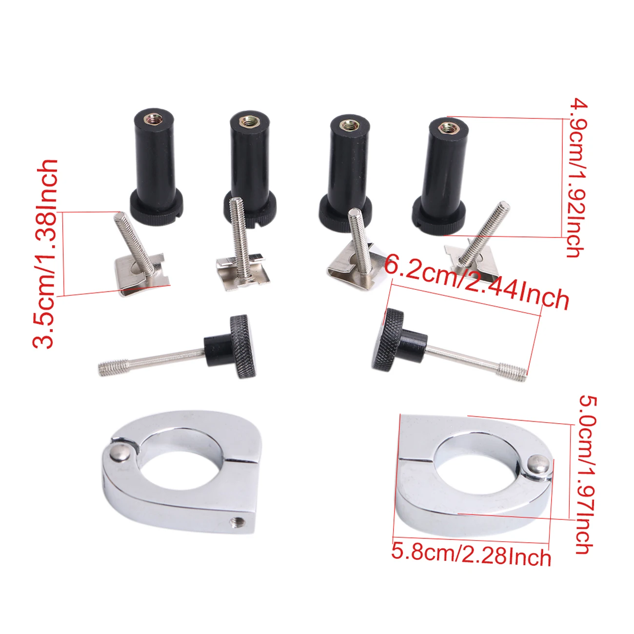 Motorcycle Quick Release Mounting Hardware Clamps For Harley Lower