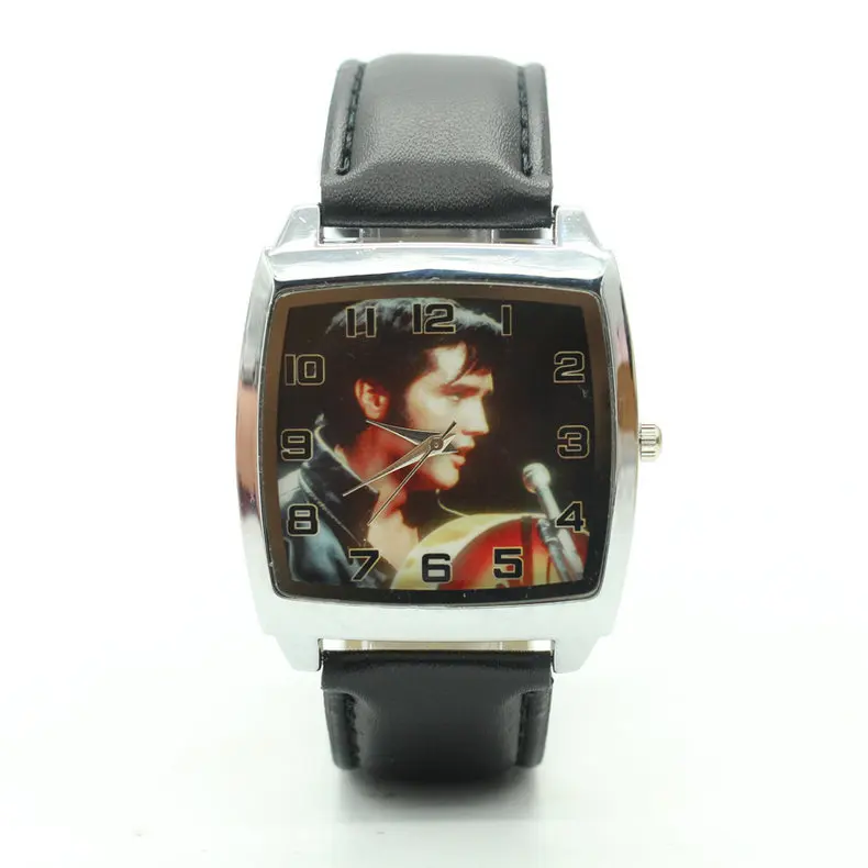 

Elvis Presley Watches Women Fashion Quartz square Watch Relogio Feminino Clock Montre