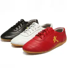 Китайские традиционные кроссовки Qi Gong Wing Chun Tai Chi из коровьей кожи; обувь кунг-фу; светильник на подошве; обувь для боевых искусств