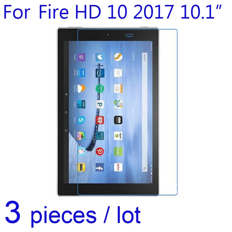 

For Amazon Kindle Fire HD 10 2017 10.1" Tablet Screen Protector Guard,3pcs Soft Clear/Matte/Nano Explosion-Proof Protective Film