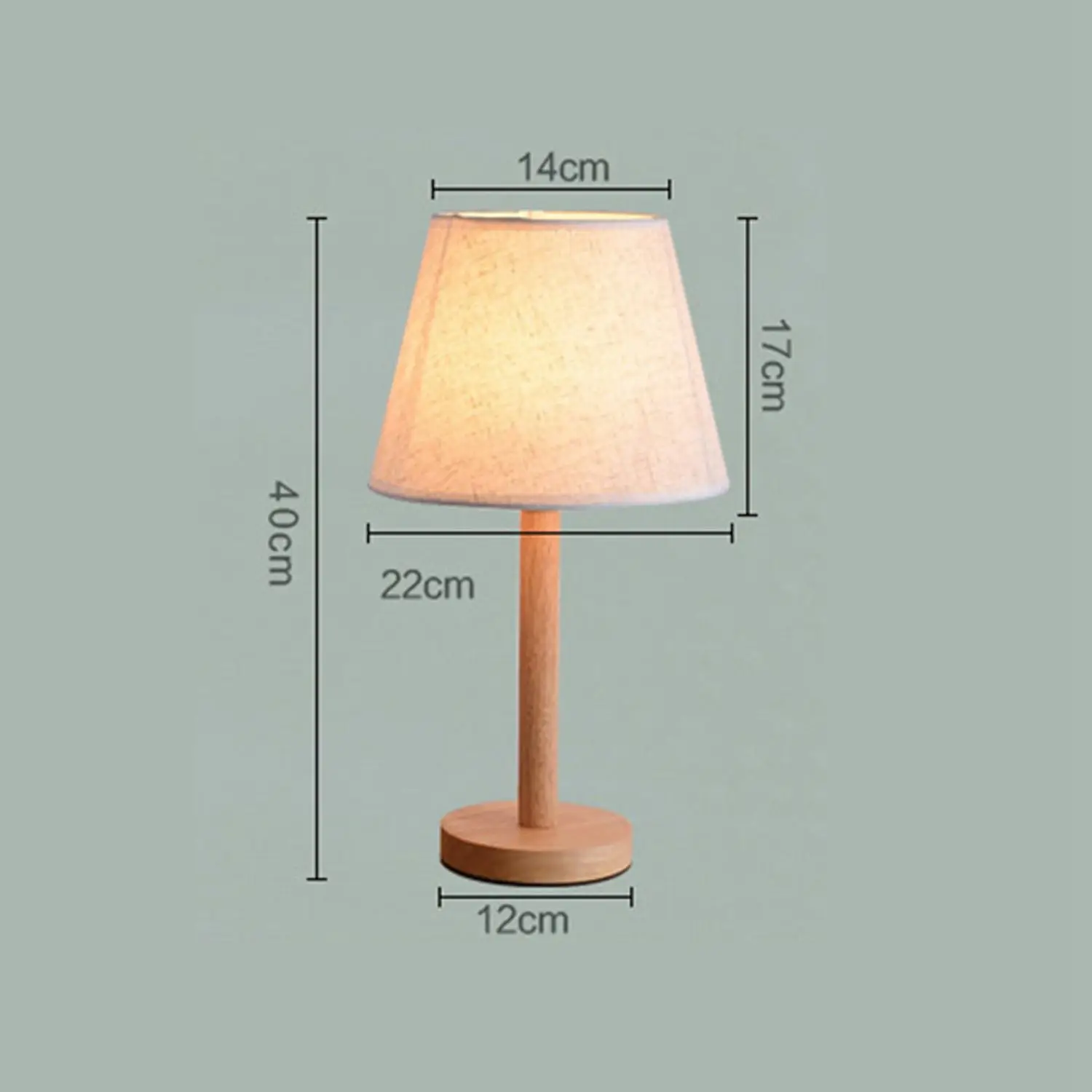 Us 11 31 34 Off Creative Modern Japanese Wood Linen Bedside Minimalist Table Lamp E27 Ac 110v 220v Us Eu Plug Student Table Lamp Bedroom In Desk