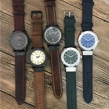 Luxury Brand Men Analog Digital Leather Sports Watches Men's Army Military Watch Man Quartz Clock Relogio Masculino Gold Luxury Brand Men Analog Digital Leather Sports Watches Men's Army Military Watch Man Quartz Clock Relogio Masculino Gold