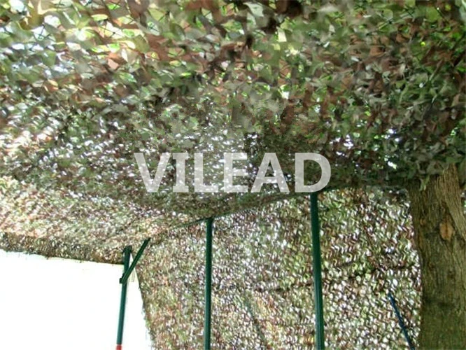 

VILEAD 4M x 10M (13FT x 33FT) Woodland Digital Military Camouflage Netting Army Camo Net Sun Shelter for Hunting Camping Tent