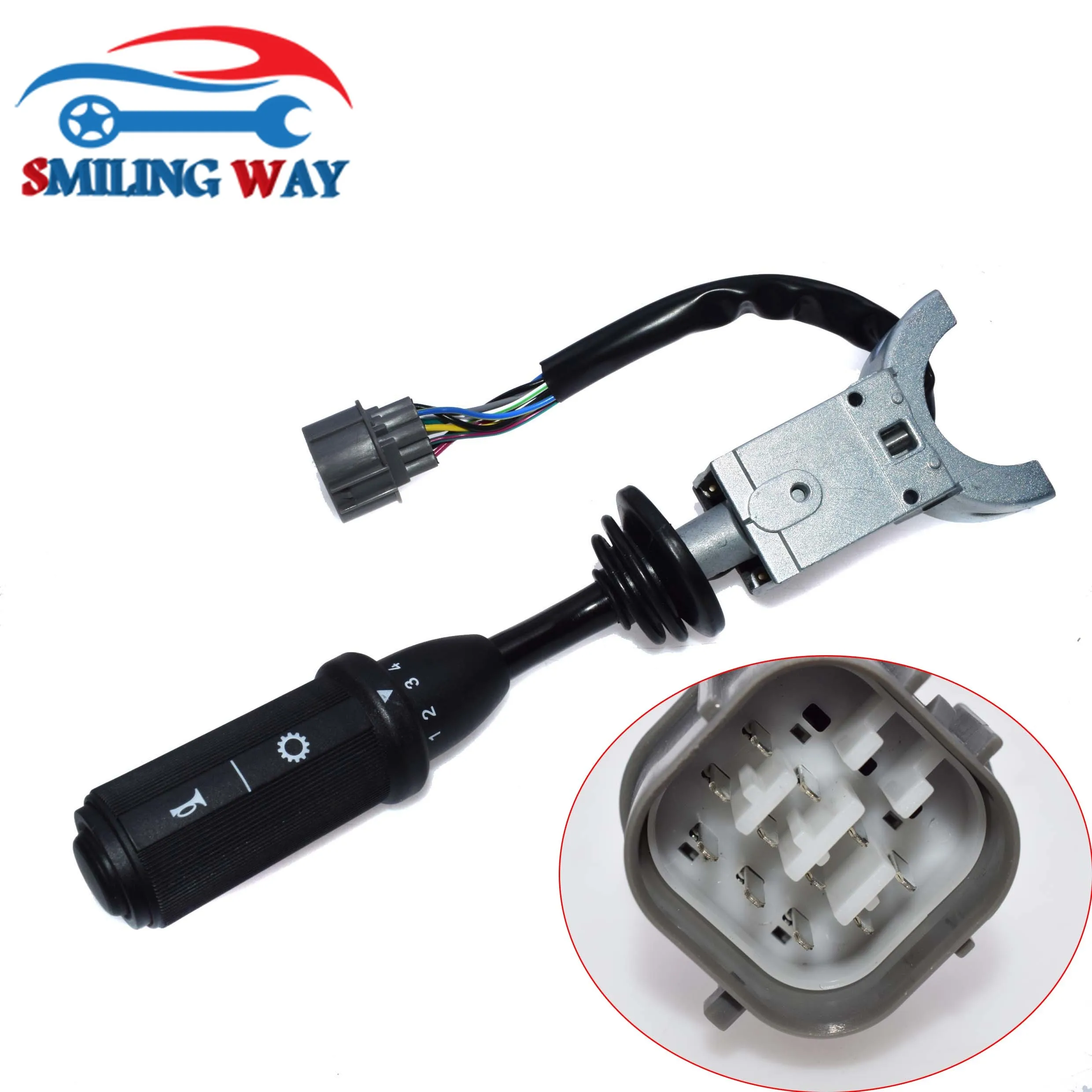 

Wiper Light Switch Column Stalk Combination Switch 701/80298 For JCB 4CX 214 215 216 217 1400B 1550B 1600B 1700B 3C 3CX 3D