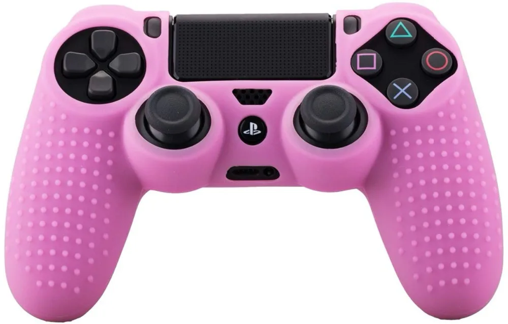 YOTEEN для Dualshock 4 чехол с шипами в горошек силиконовый резиновый гелевый Чехол для sony PS4 Slim/Pro Чехол для контроллера красный синий