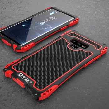 

Heavy Duty Hybrid Rugged Armor Case for Samsung Galaxy Note 9 8 S10 Plus Carbon Fiber full Protective Waterproof Shockproof case
