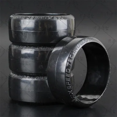 

4pcs 1/10 On-Road Drift Car Tires 64MM Durable Hard Tyre For HSP Tamiya HPI Kyosho Sakura Fly Fish 94122 94123 D4 CS TT01