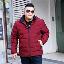 Мужские большие размеры 7XL 8XL 9XL 10XL толстые пуховики мужские зимние пальто и куртки мужские ветровки с капюшоном Утепленные зимние пальто