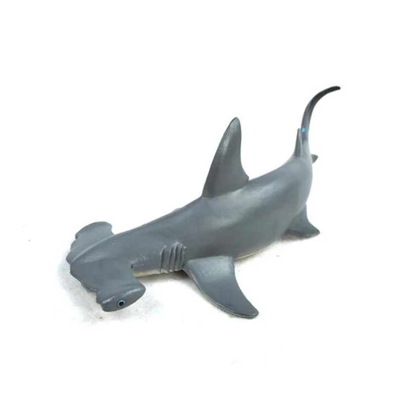 18 см Hammerhead Shark реалистичные морские животные фигура Твердые Пластик игрушка новые модели