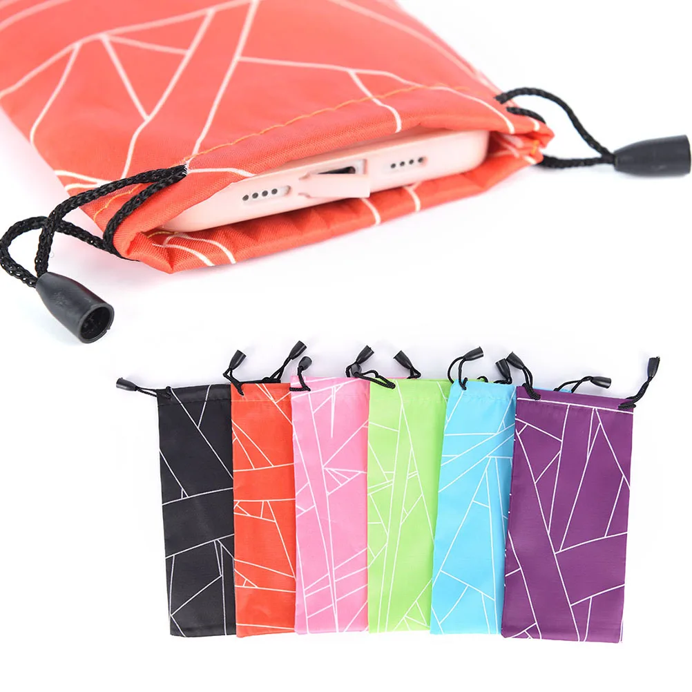 

5Pcs/Lot Sunglasses Bag Pouch Soft Cloth Cleaning Optical Glasses Case Eyewear Accessories Random color 17x 8cm