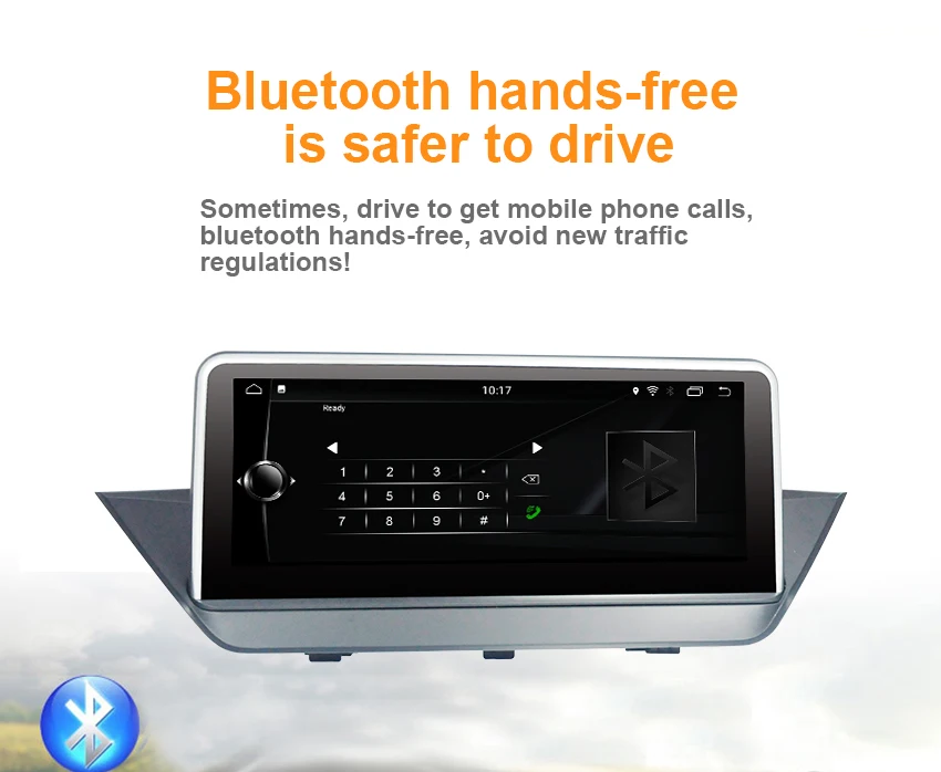 9 Koason Android7.1 2+32G Car Stereo Audio touchscreen Multimedia Player GPS Navigation system for BMW X1 E84 2009-2015 CIC