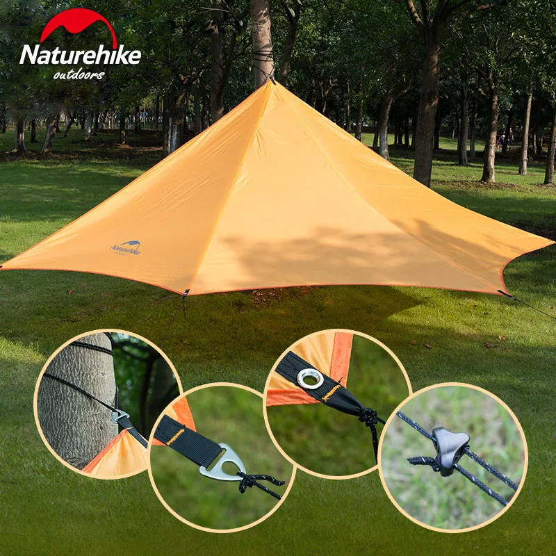 

Naturehike Ultralight Sun Shelter Camping Mat Beach Tent Pergola Awning Canopy Oxford Tarp Camping Sunshelter