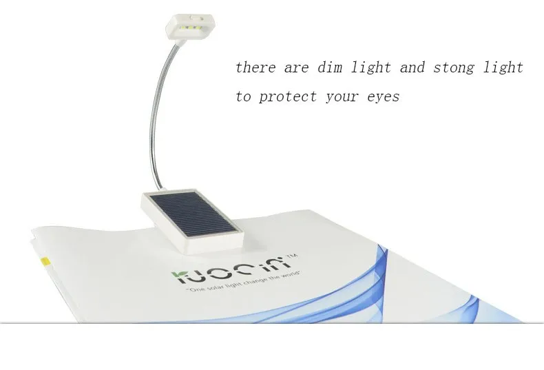 Высокое качество muti-функциональных удобные солнечные настольная лампа 3 светодиода с питанием от солнечной или USB кабель стол свет лампы