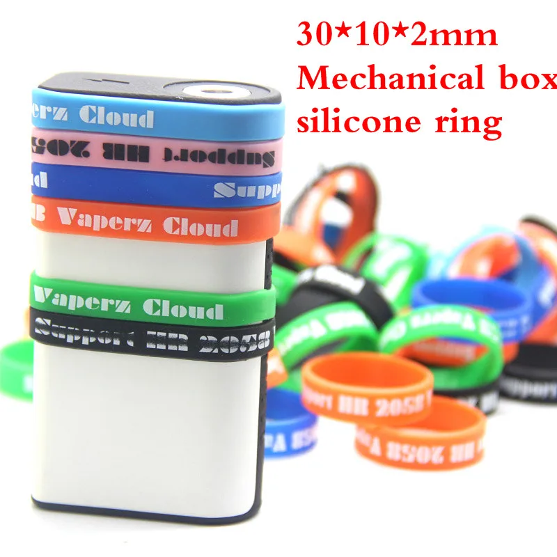 

30mm 10 Pc New Silicon Vape Ring MOD Box Silicone Ring Electronic Cigarette For Mechanical Mods Electronic cigarette Accessories