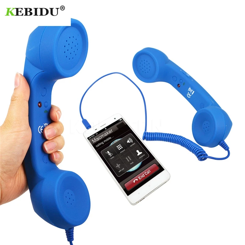 kebidu 2018 3.5mm Retro phone handset specifically on the mobile Receiver Headphones Microphone Newest | Электроника