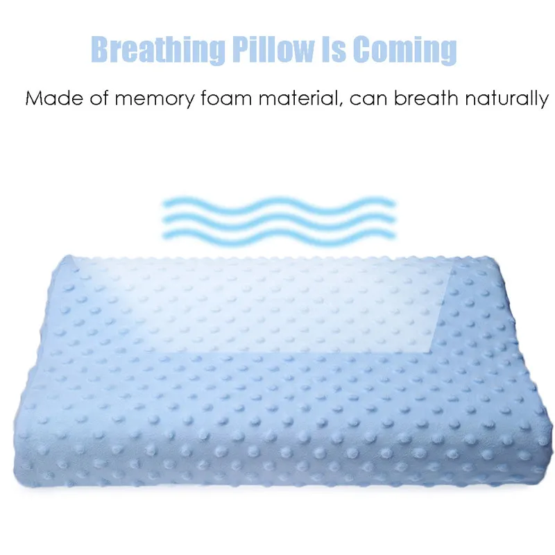 

Top Quality Memory Foam Pillow Orthopedic Pillow Latex Neck Pillow Fiber Slow Rebound Soft Pillow Massager Cervical Health Care