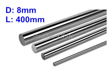 

2pcs Linear shaft 400mm diameter 8mm - L 400mm harden linear rod round shaft