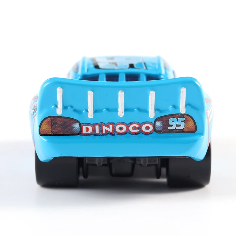 Машинки Disney Pixar машинки No.95 Dinoco McQueen металлическая литая игрушечная машинка 1:55