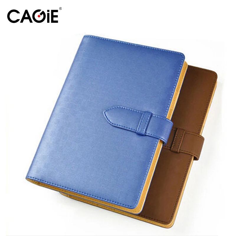 

cagie 2018 vintage leather notebook a5 macaron spiral personal diary planner sketchbook travel journal candy color filofax retro