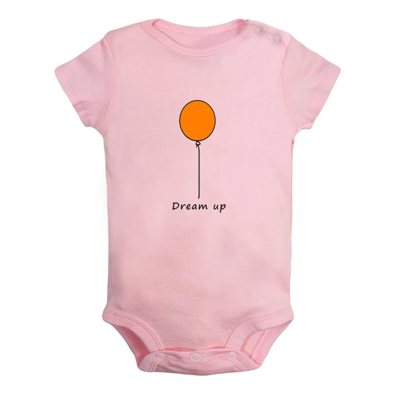 Dream Up Ballon/дизайнерская Униформа-комбинезон для новорожденных мальчиков и девочек с принтом; боди для младенцев - Цвет: JbBaby3128PD