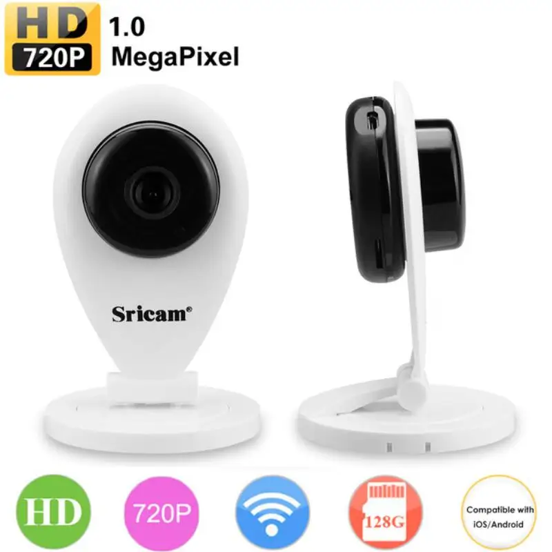 

Sricam SP009 Wifi IP Camera Wireless HD 720P P2P Smart Baby Monitor Wireless HD surveillance camera