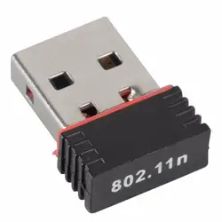 Настольный сетевой карты 150 Мбит Мини Беспроводной USB адаптер сетевой карты с антенной для настольных ПК ноутбуков 802.11n/ g/b
