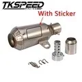 TKSPEED- Motorcycle Exhaust System Vent Pipe Stainless Fit for HONDA Grom MSX 125