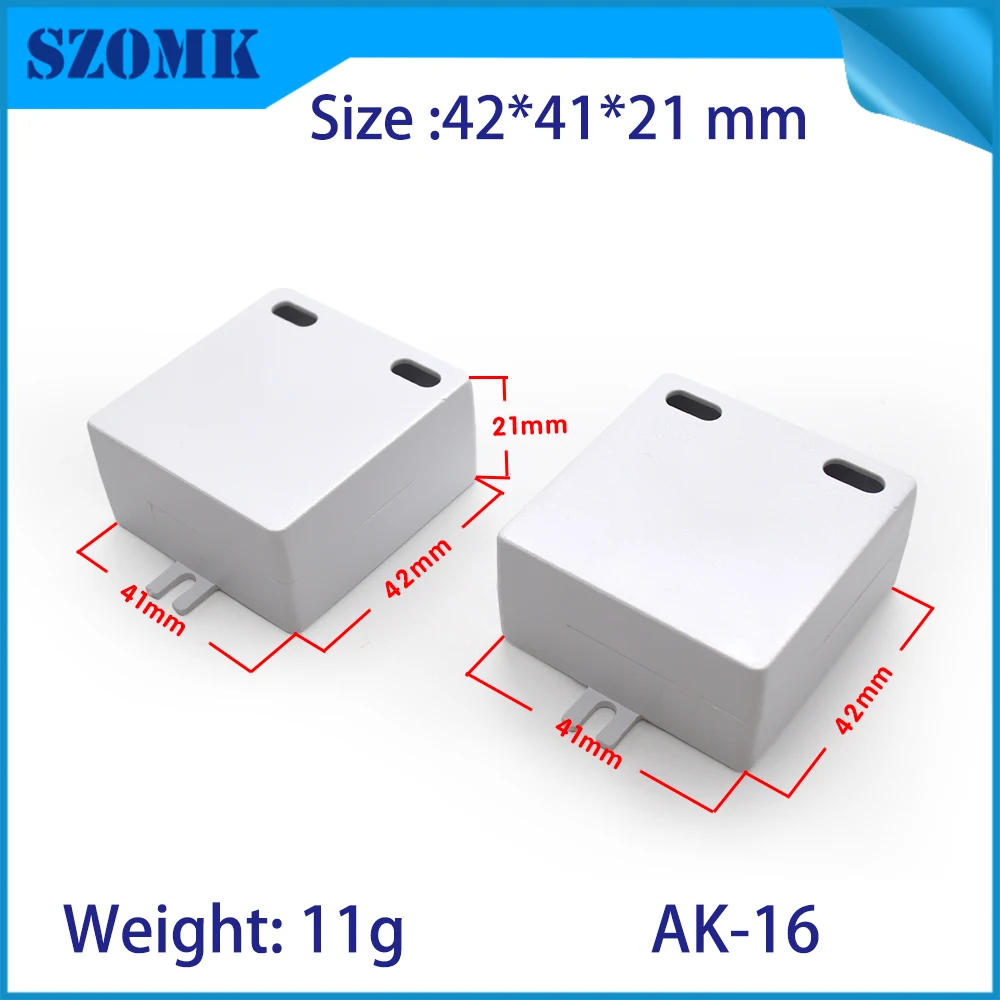 

20 pieces a lot driver plastic box 42*41*21mm plastic box electronics and electrical switches cabinet led driver housing case