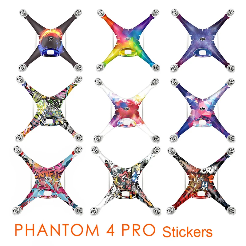 

PGYTECH Cool Drone Body Sticker Remote Controller Stickers Decals for DJI Phantom 4 Pro Decoration
