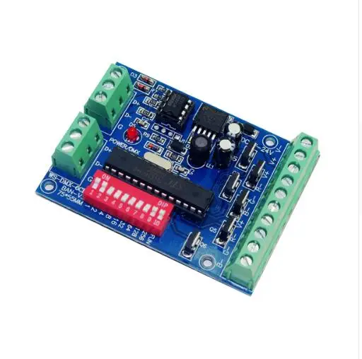 

best price 1 pcs DC5V-24V 6CH DMX512 decoder led decoder controller