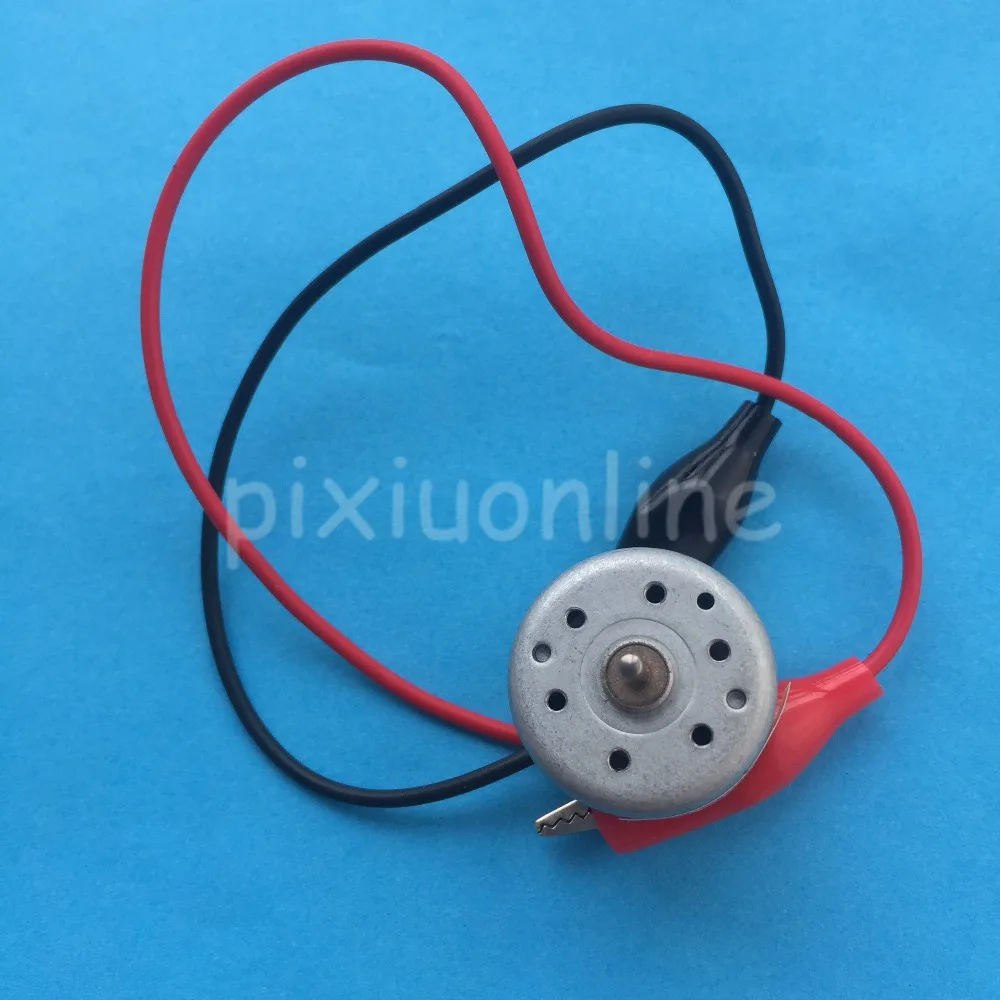 

J396Y DIY 310 Micro DC Motor with Colorful Crocodile Clip Technology Making Sale at a Loss