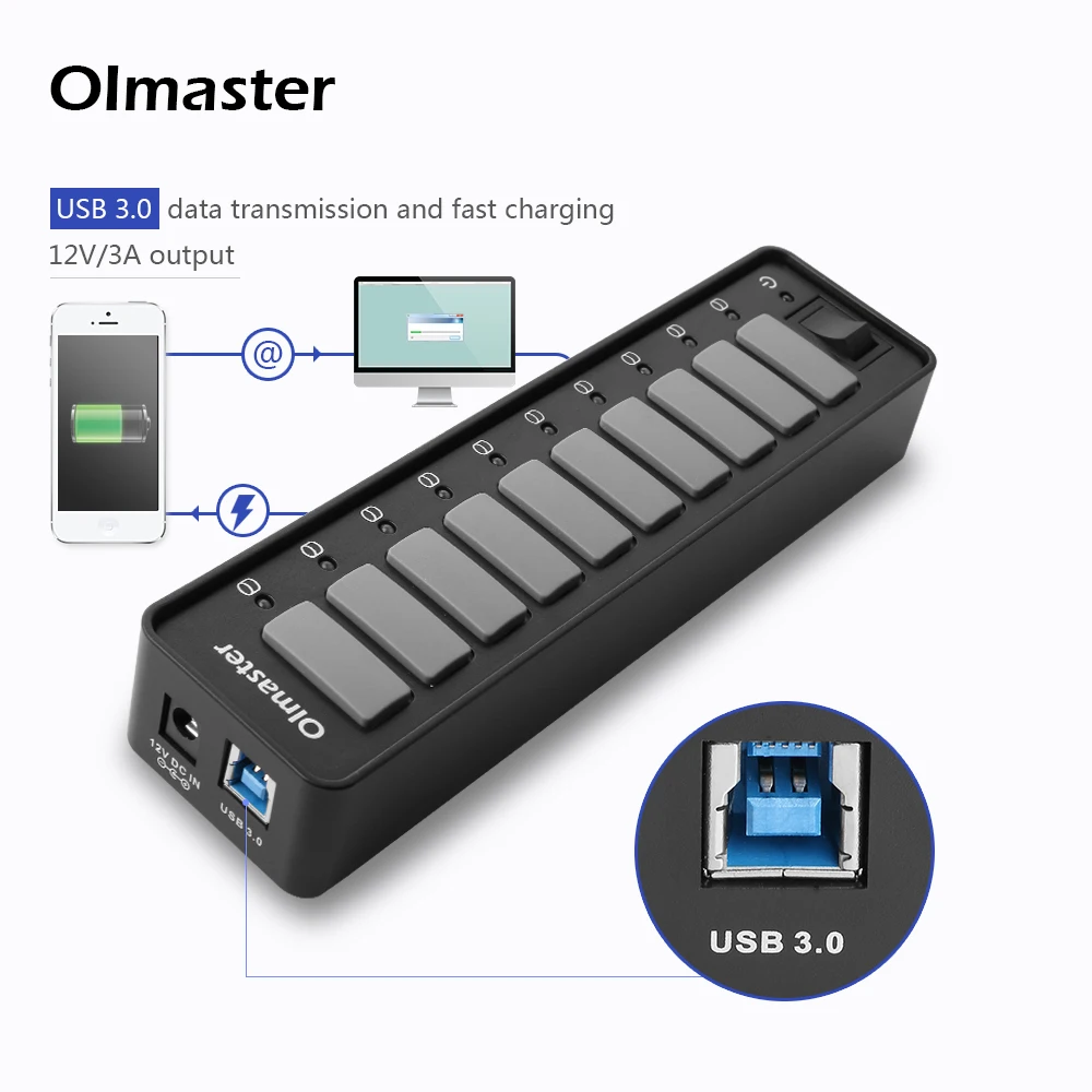 10 port usb hub for mac windows 7