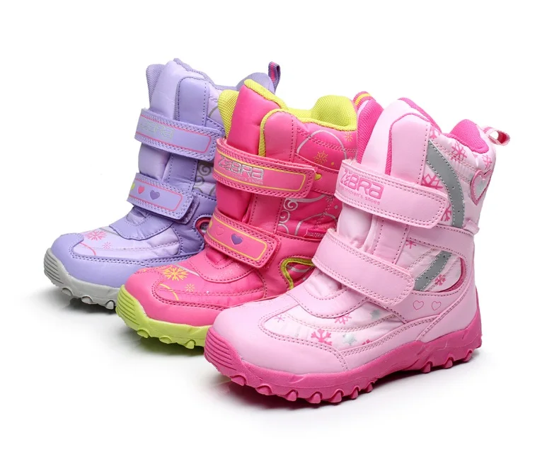 Buy 2016 girl snow boot kotofey Zebra Children Snow