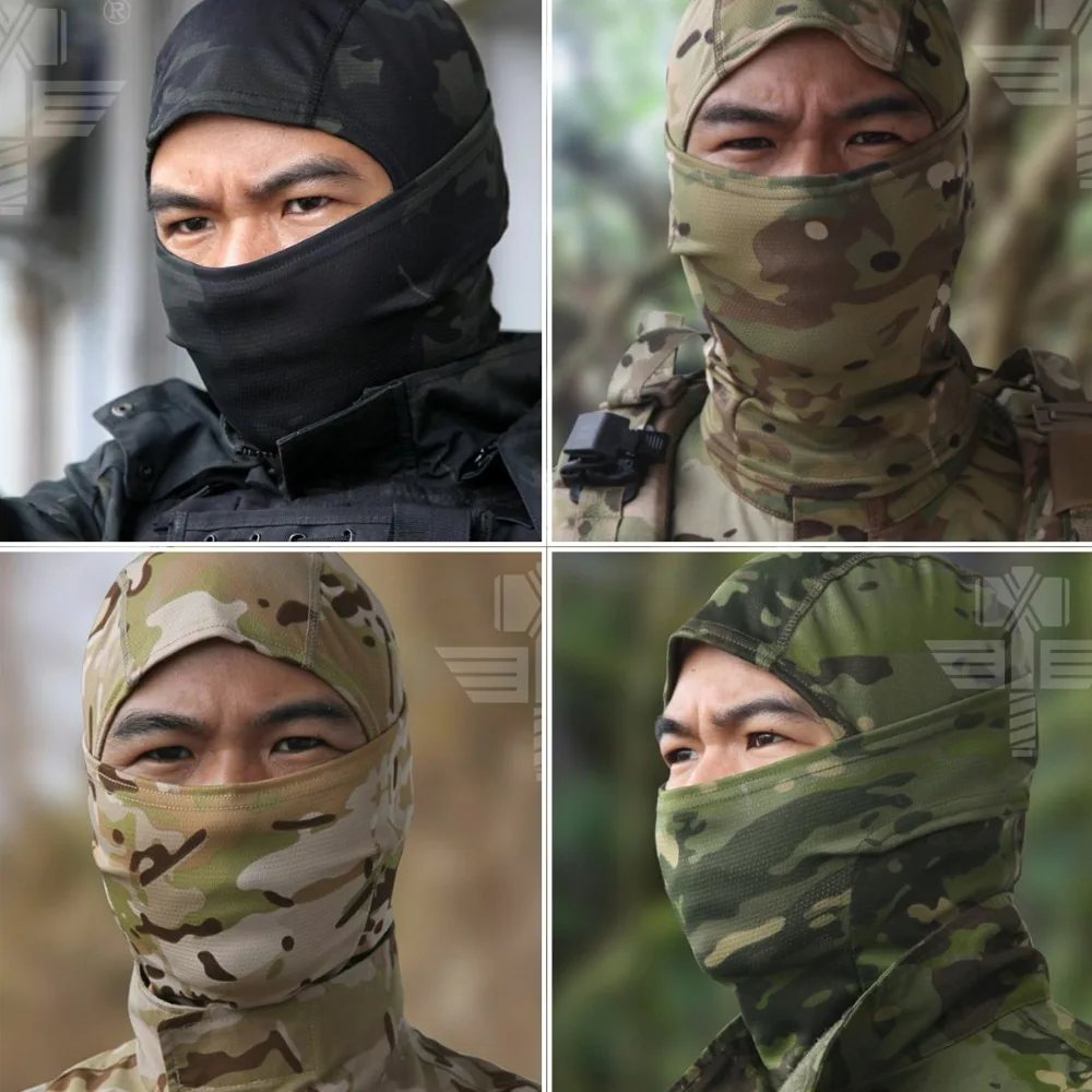 Multicam Balaclava Tactical Airsoft Hunting Outdoor Military Motorcycle ...