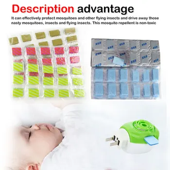 

60Pcs/lot Mosquito Repellent Tablet Insect Anti Mosquito Pest Repellent No Toxic Pest Reject Insect Killer Mosquito