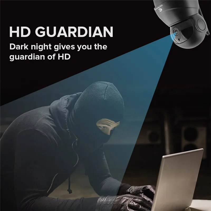 1080P HD Wifi Wireless Home Security IP Camera Security Network CCTV 360 ° Tracking Human Home Security Surveillance Smart Auto