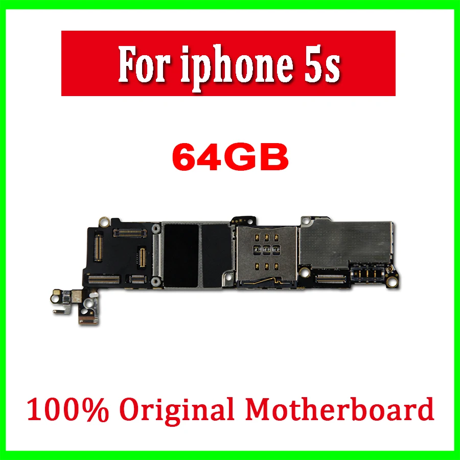 

16GB 32GB 64GB for iphone 5s Mainboard,Original Unlocked for iphone 5s Motherboard without Touch ID,without Fingerprint