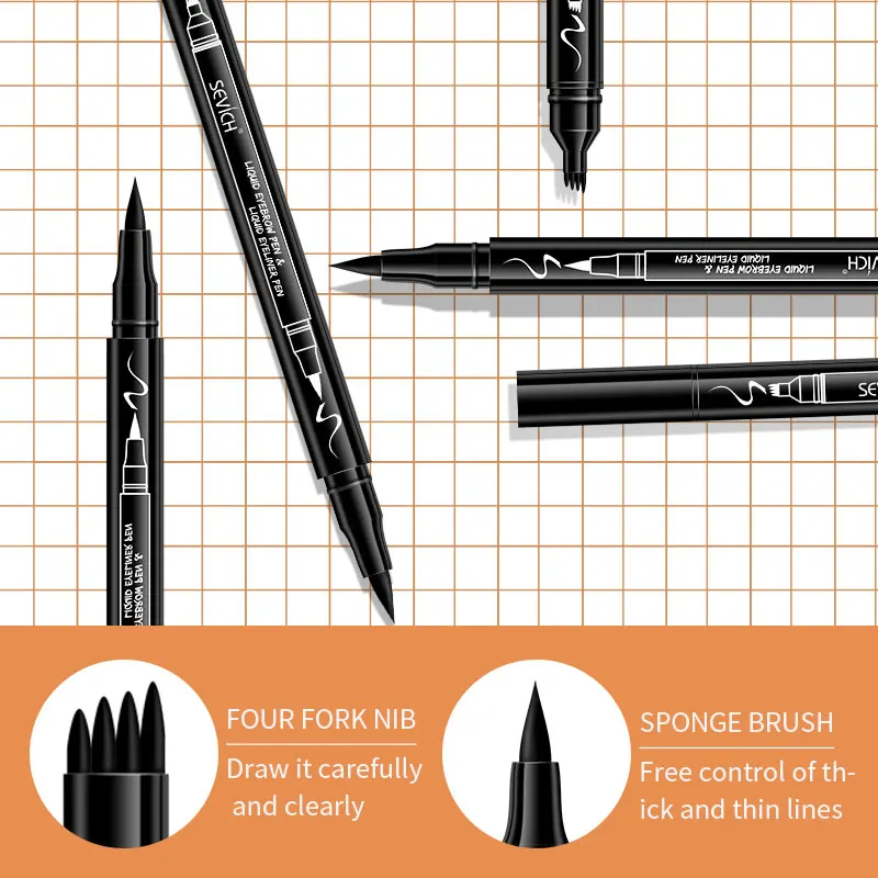 4 Colors Eyebrow Pencil Set - Image 3