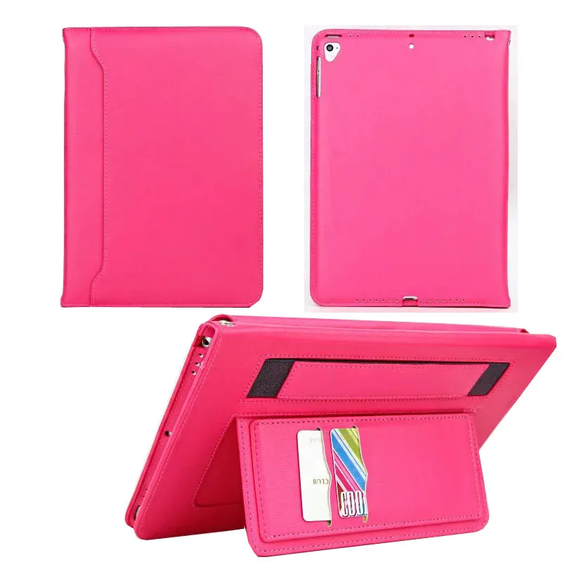 

Multi Function Business Flip Protective Skin Holster for Apple iPad2/3/4 Universal Bag Case for iPad Air Card Pouch for Air2