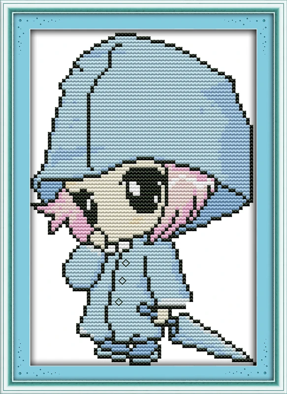 

A little angel, counted printed on fabric DMC 14CT 11CT Cross Stitch kits,embroidery needlework Sets, Home Decor