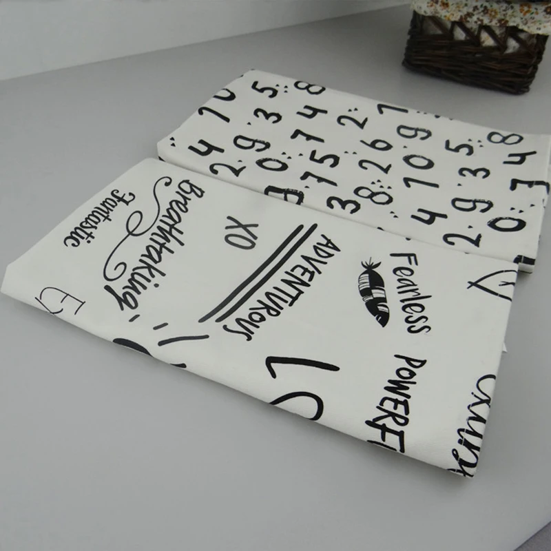 2016 Letter Printed Napkins European Popular Cotton Cloth Napkins