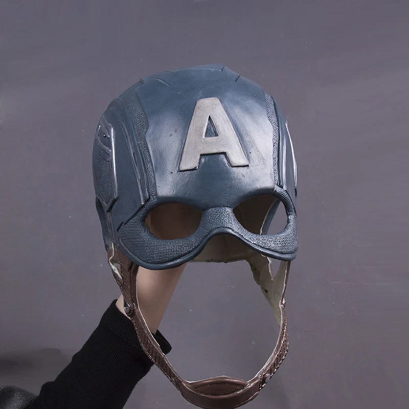 Маска Капитана Америки 3 для косплея, Капитан Америка, Steven rogers, супергерой, латексный шлем, Хэллоуин, для мужчин, вечерние костюмы, 62 см