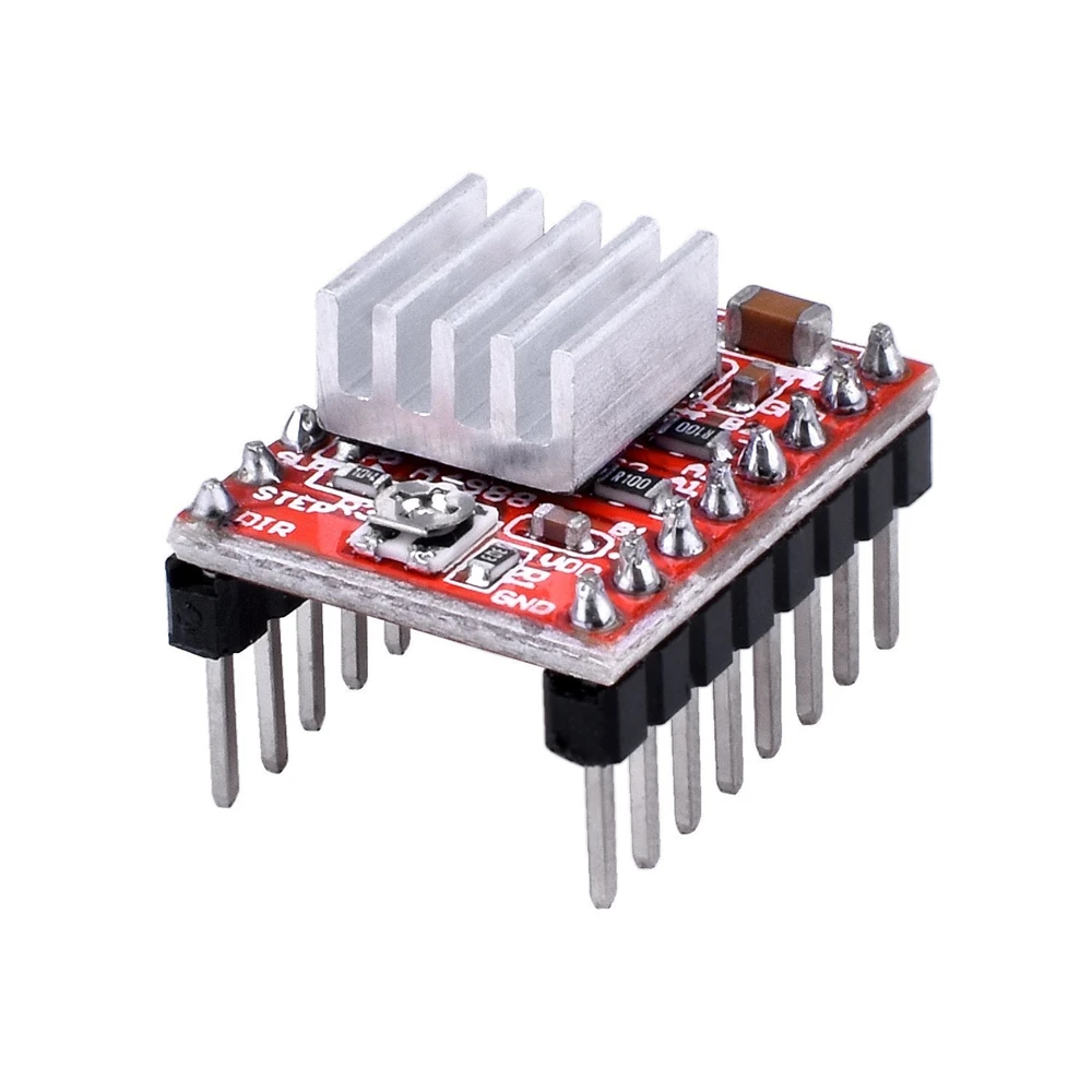 Запчасти для 3D принтера StepStick A4988 DRV8825 драйвер шагового двигателя с теплоотводом