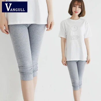 

Casual Solid pant Women's Clothing 2018 Summer High waist Lace trousers Thin elastic band ladies Leggings