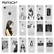 MaiYaCa японский ужасный комикс Tomie Junji Itou ТПУ мягкий чехол для телефона iPhone 6S 6plus 7 7plus 8 8Plus X Xs MAX 5 5S XR