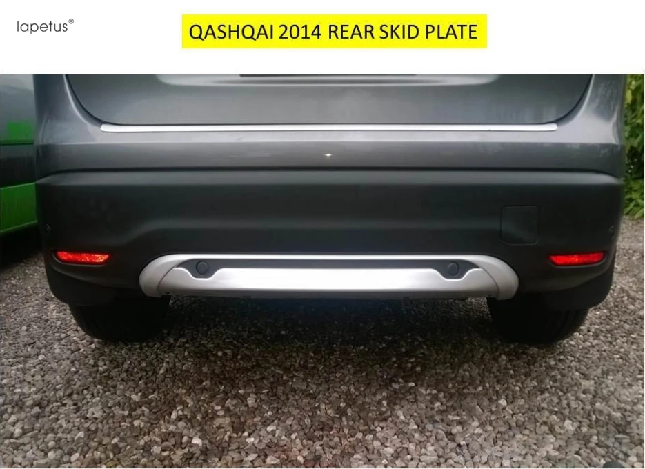 Аксессуары Lapetus для Nissan Qashqai J11 2014 2016 Передняя и задняя пластины бампер