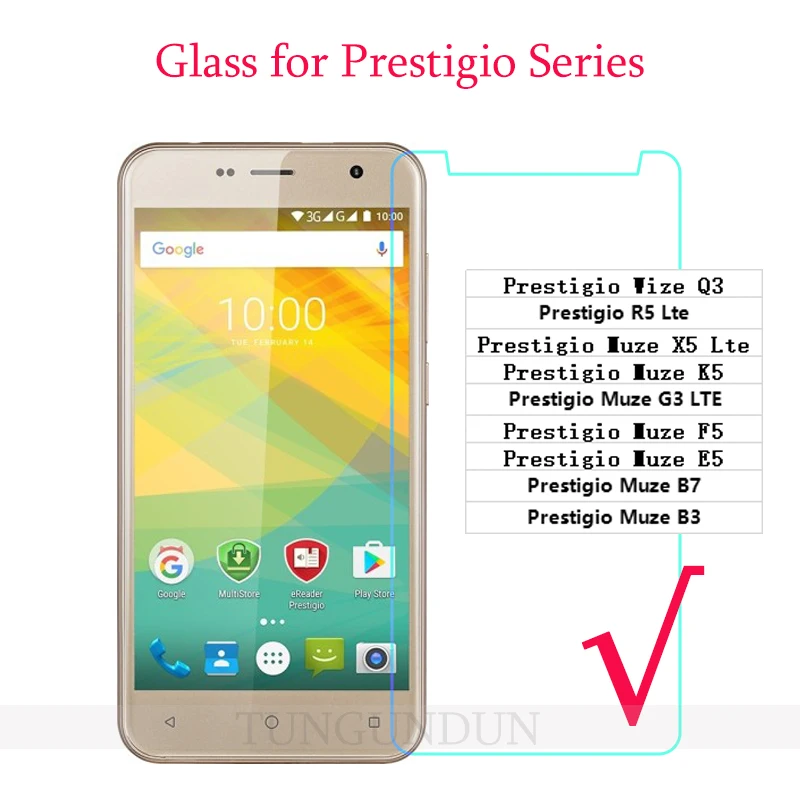 Prestigio Wize Q3 Стекло Экран Защитная крышка для мобильного телефона Muze X5 K5 Lte G3 F5 E5 B3 B7