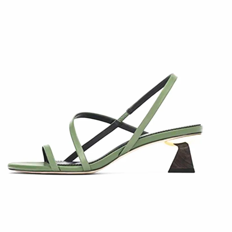 green cross ladies summer sandals