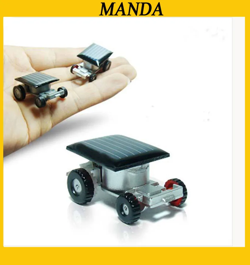 2.4cm Solar Car Mini Car Toy For Kids Running Car In Sunshine Micro