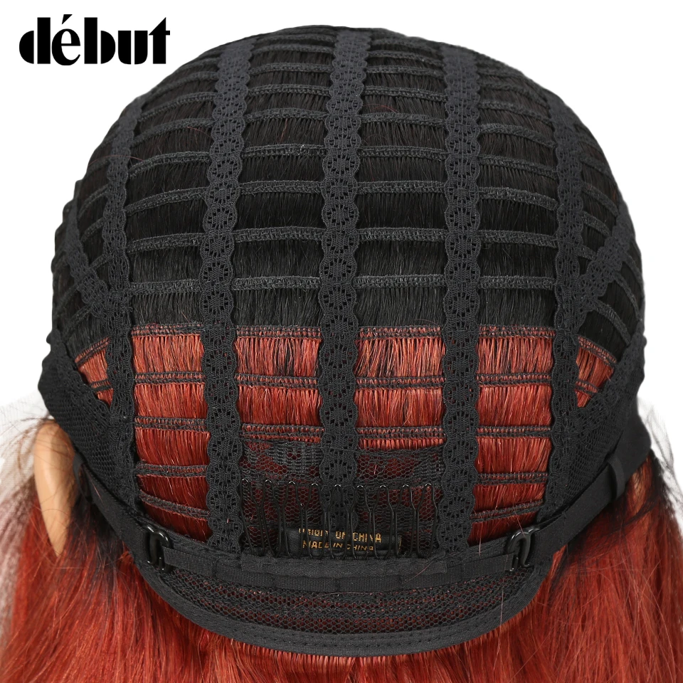 Дебютные волосы прямые парики для черных женщин короткие человеческие волосы часть шнурка парики Remy Ombre Боб часть шнурка парик